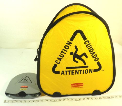 Rubbermaid Pop-Up Caution Sign, 20&#034; Tall, Wall-Mountable ~ (Up11Top)