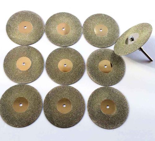 10Pcs Professional DMD Mini Diamond Saw rotary cutting wheel discs 40mm