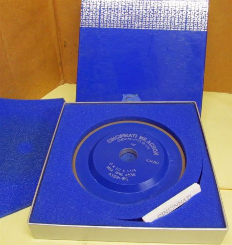 Cincinnati Diamond Grinding Wheel 8&#034; X 1/2&#034; X 1 1/4&#034; CMD 240 R75 B 1 1/4  -C-