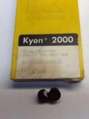 KENNAMETAL RCGW 35 KYON CERAMIC INSERTS - Lot Of 4 Inserts