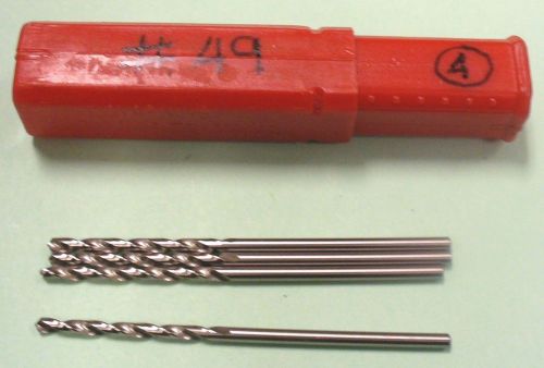 Dormer #49 HSS Jobber Drill Bits Package of 4 - NEW