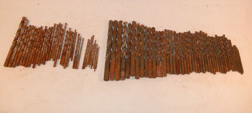 DRILL BIT LOT OF 80+ TWIST DRILL BITS