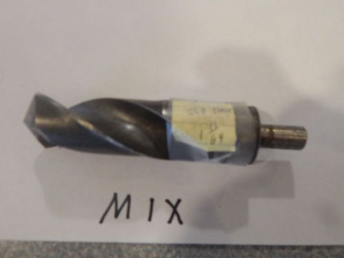 &#034;cle-forge&#034; reduced shank twist drill bit 1-11/64&#034; ( reground tip) for sale