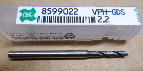 OSG Screw Machine Drills 2.2mm HSS 8599022 VPH-GDS Qty. 5 NEW