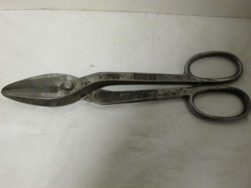 Vintage wiss shears tin snips 13&#034; long no. 9 lqqk! for sale