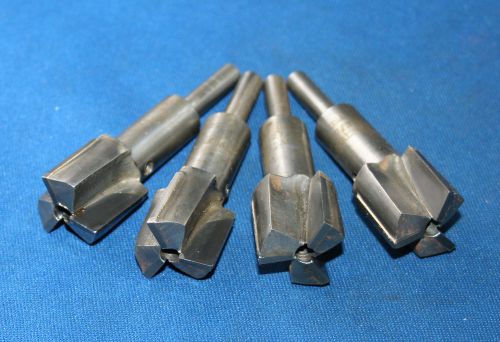 4 Hannibal Carbide CounterBore Bits Machinist Lot Gunsmith Aircraft Lathe Lot