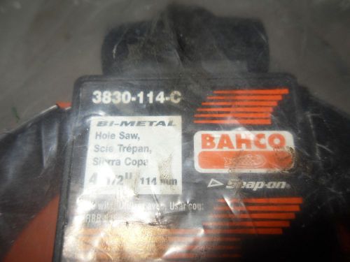 (V4-2) 1 NEW BAHCO 3830-114-C HOLE SAW BLADE