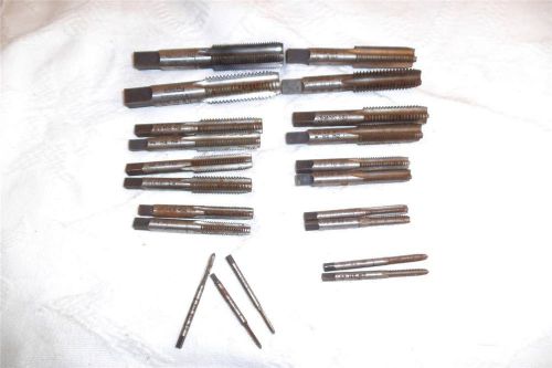 GTD High Speed Tap Lot 21 Pieces 3/4&#034; - 4/40 Greenfield Tap &amp; Die