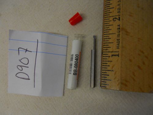 1 NEW MICRO 100 SOLID CARBIDE BORING BAR.   BB-080400 {D907}