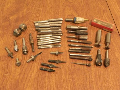 41 Piece Assortment Bits Router, Taps, Burr, &amp; Others