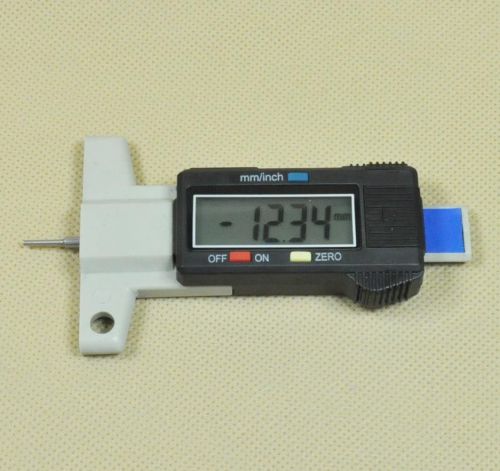 New 0~25mm (0~1inch) dg25 digital tyre tire veins tread depth deep gauge caliper for sale