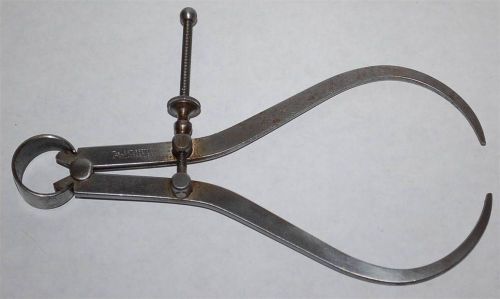 Vtg. L.S. Starrett Outside Caliper Flat Legs - 6 Inch - Nice - no.74? Fay Spring