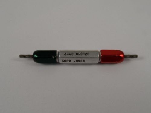 Thread Gage 4-40 UNC-2B - Inspection Go / No-Go