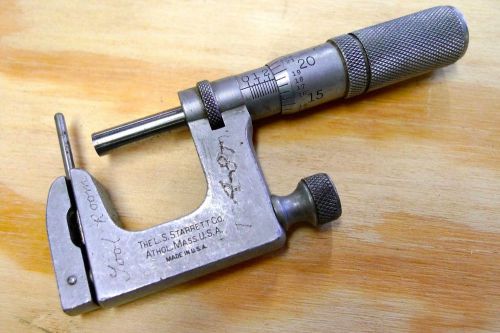 STARRETT No. 220FL MUL-T-ANVIL MICROMETER multi machinist tools *15