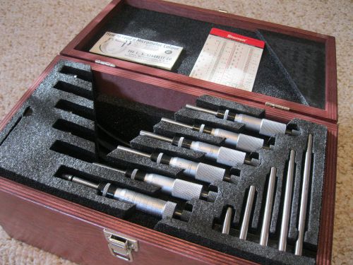 Starrett micrometer set 0-6&#034; with standards for sale