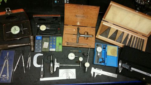 Big Lot! MACHINIST TOOLS STARRETT Brown &amp; SHARPE CALIPERS MICROMETERS INDICATORS