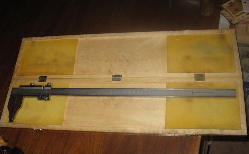 PRIMELINE INTERNATIONAL VERNIER CALIPER 24&#034; / 600 MM / INSIDE OUTSIDE JAWS