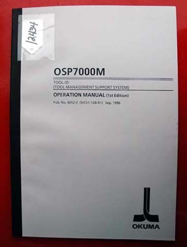 Okuma Tool-ID (Tool Management Support System): 4052-E (ME51-128-R1) (Inv.12434)