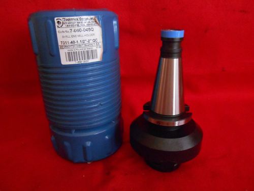 Shell end mill holder CNC Cat 40 7311-40-1-1/2&#034; - 2&#034; QC milling machine