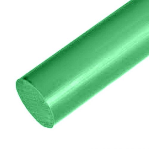 *liquidation* 2 1/4&#034; green - uhmw pe rod  3&#034;-5&#034; pieces for sale