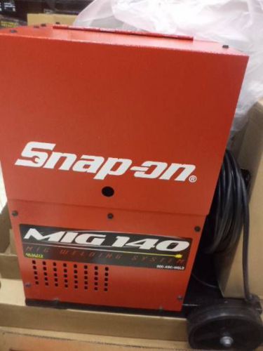 New snap on mig welder mig140  140amp 1/4&#034; welding capacity very nice free shipp for sale