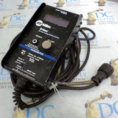 Miller optima 043389 lf265442 remote pulsing pendant control xmt300 xmt350 for sale