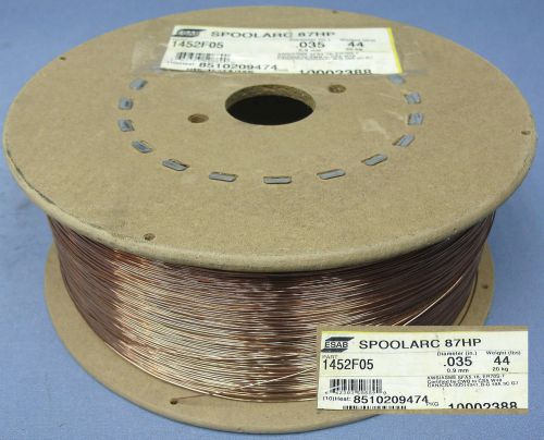 .035&#034; esab spoolarc 87hp er70s-7 mig welding welder wire 44# spool roll for sale