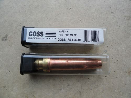 Goss Cutting Torch Tips, FS-825-49, Airco #A-FS-49