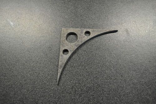 CUSTOM WELDABLE 1/8&#034; MILD STEEL 90 DEGREE 3-HOLE GUSSET 2PK