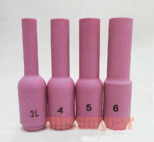 4pcs TIG KIT Long Alumina Nozzle 796F70~3 Fit TIG Torch WP SR PDA DB 9 20 25