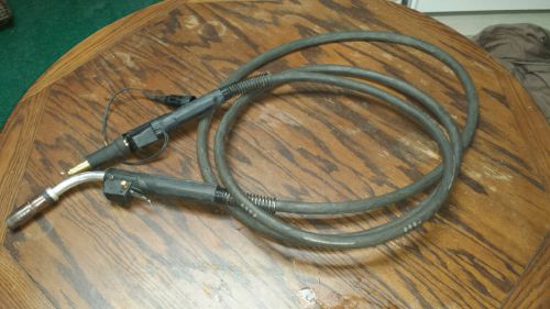 Lincoln Bernard T Series 300amp 15ft mig welding gun with locking trigger