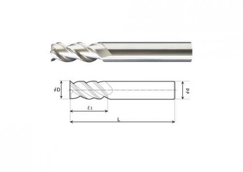 5pcs 2*8mm aluminium cutting three flute CNC router bits ?4mm