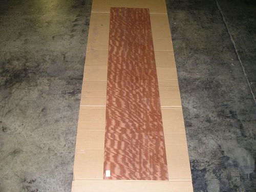 Block Mottled Makore Veneer. 13 x 59, 8 Sheets.