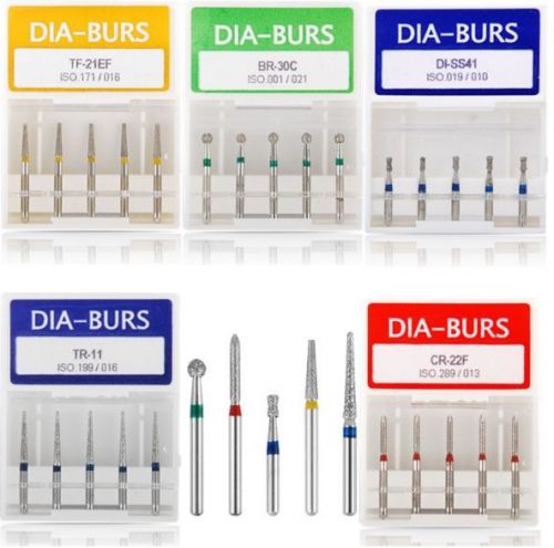 1000pcs 200box dental diamond burs fg1.6mm for high speed handpiece for sale