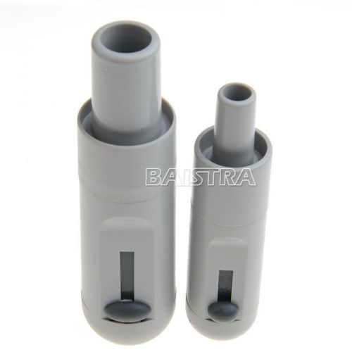 1 Set Dental Universal HVE Level Valve Saliva Swivel Suction Handle Grey Color