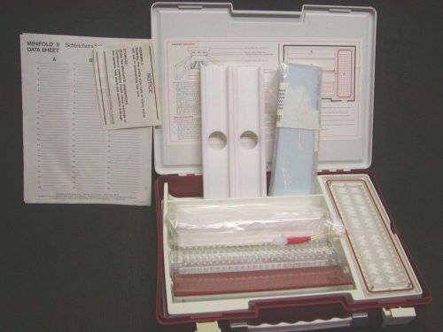 Schleicher &amp; schuell minifold ii 2 slot blotter electrophoresis system for sale