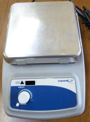 VWR 7x7 Hot Plate, 120v, 50/60hz, 1 Phase Tested