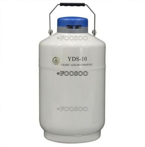 YDS-10 WITH DEWAR 10 LN2 CRYOGENIC LIQUID STRAP L CONTAINER NITROGEN TANK