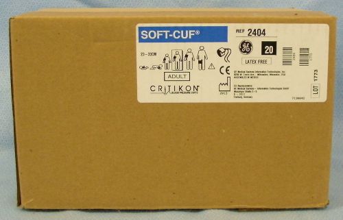 1 Box of 20 Critikon Soft-Cuf Blood Pressure Cuffs #2404