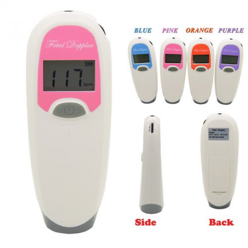 NEW ultrasound Pocket Fetal heart doppler Prenatal Baby Monitor LCD +2.5 mhz FDA