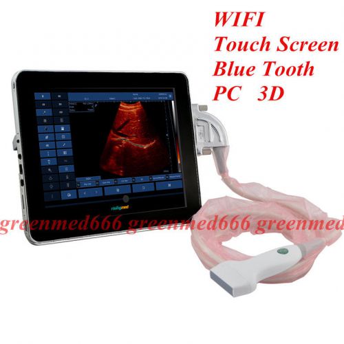 10&#039;&#039;HD Upad Scan Full Digital B&amp;W Touchscreen Ultrasound Scanner +Linear Probe