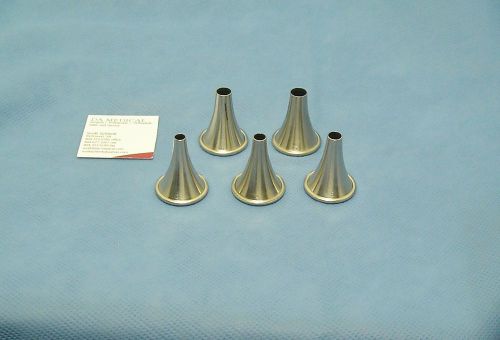 Farrior Ear Speculum Set - German - Sizes 3 through 7 - Five units