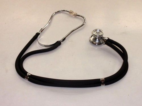 New Sprague RAPPAPORT Stethoscope Black/Grey Colour CE