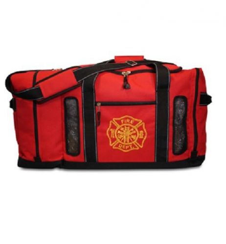 Red lightning x quad vent firefighter turnout gear bag, lxfb-45m for sale