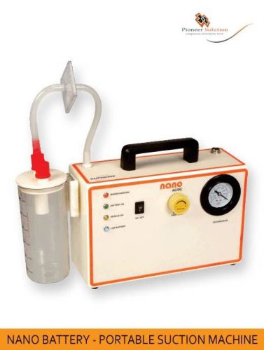 BRAND NEW ECONOMICAL NANO BATTERY PORTABLE SUCTION MACHINE FOR AMBULANCE  nbd11