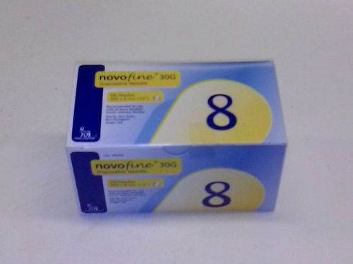 100x Sterile 30G x 8mm (1/3&#034;) short novofine Disposable Needles