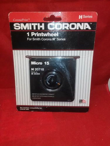 Smith corona h series micro 15 daisywheel compatible for sale