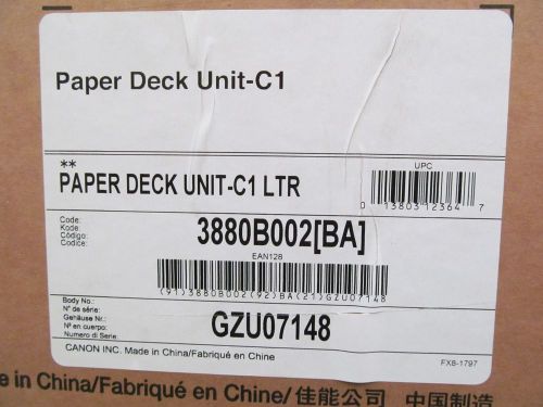 CANON PAPER DECK UNIT C1 LTR  3880B002 BA