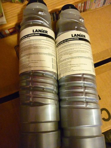 2 x Lanier ink toner LD035/LD045 BLACK