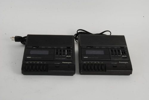 Lot of 2 panasonic rr-830 transcriber recorder as is for sale